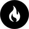 logo burning flame